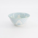 Lily Flower Tayo Bowl 14.8x6.8 550ml L.Blue HB-3625/D 6/48