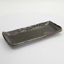Mino Craft Rectangular Plate 33.6x14cm Green 3/24
