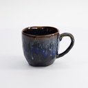 Craft Mug 8.7x8cm 300ml Black/Blue YW-6819/YB 1/60