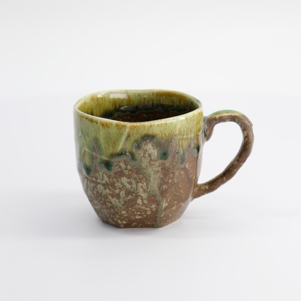 Craft Mug 8.7x8cm 300ml Green YW-6819/GR 1/60