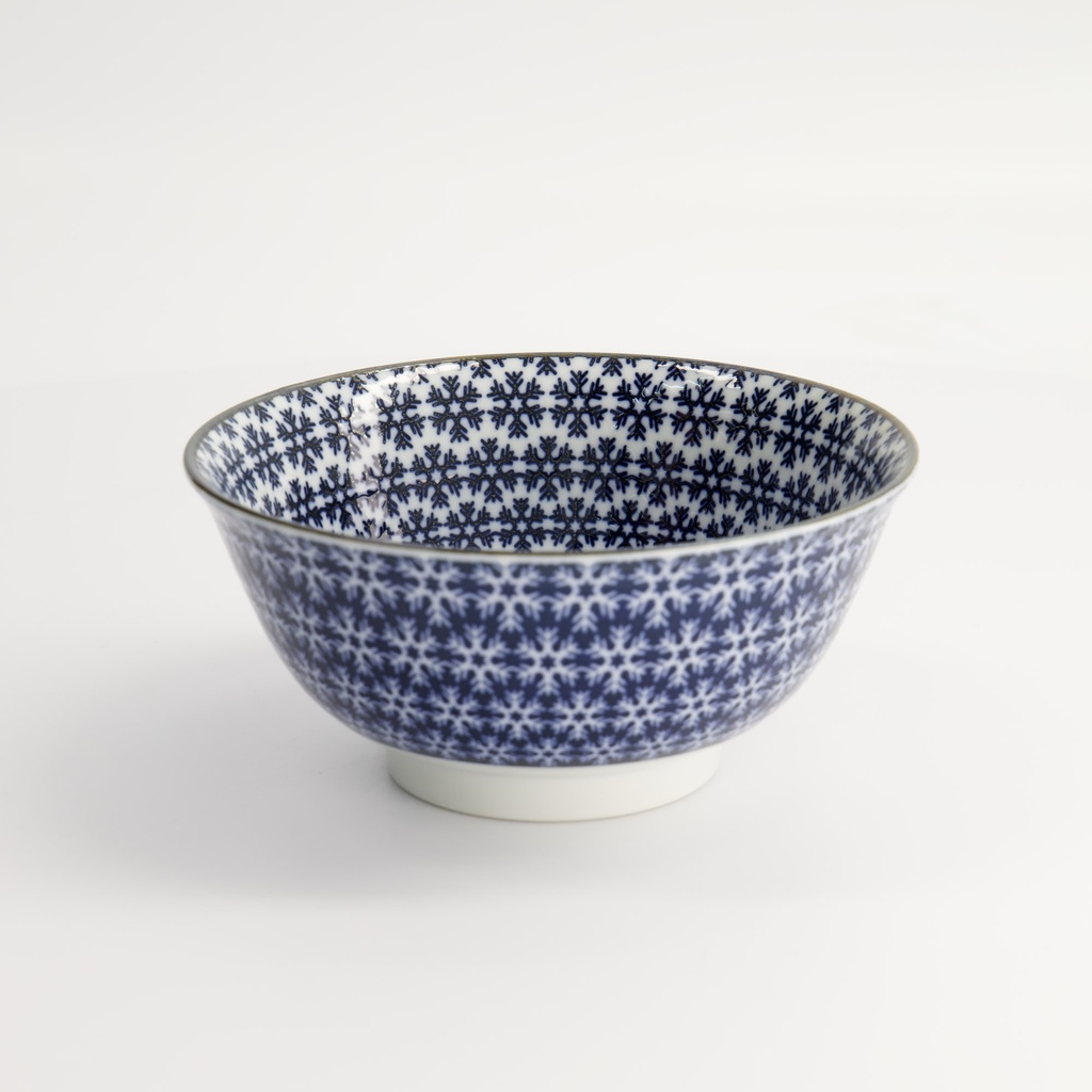 Mixed Bowls 15x7cm 550ml BL/WH HB-7107 6/48