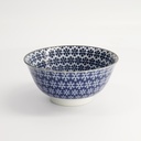 Mixed Bowls 15x7cm 550ml BL/WH HB-7107 6/48