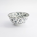 Kawaii Lucky Cat Neko Bowl 15x7cm 500ml Black HB-7109/A 6/48