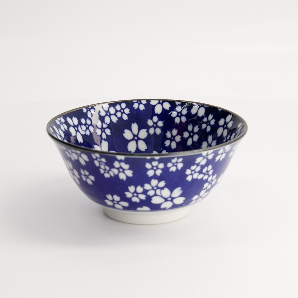 Mixed Bowls 14.8x6.8cm 550ml BL/WH HB-7110 6/48