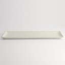 Mino Craft Rectangular Plate 33.2x10.5cm White 5/40