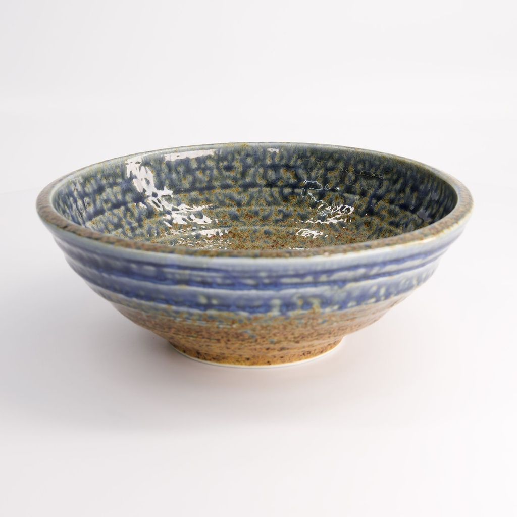 Minoyaki Reef Blue Ramen Bowl 24.6x8.6cm 1550ml MS-5862/C 2/16