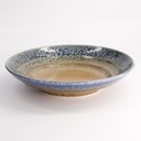 Minoyaki Reef Blue Deep Plate 28.5x6cm MS-7126/C 2/16