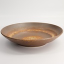 Minoyaki Corrosion Red Plate 28.5x6cm MS-7126/E 2/16