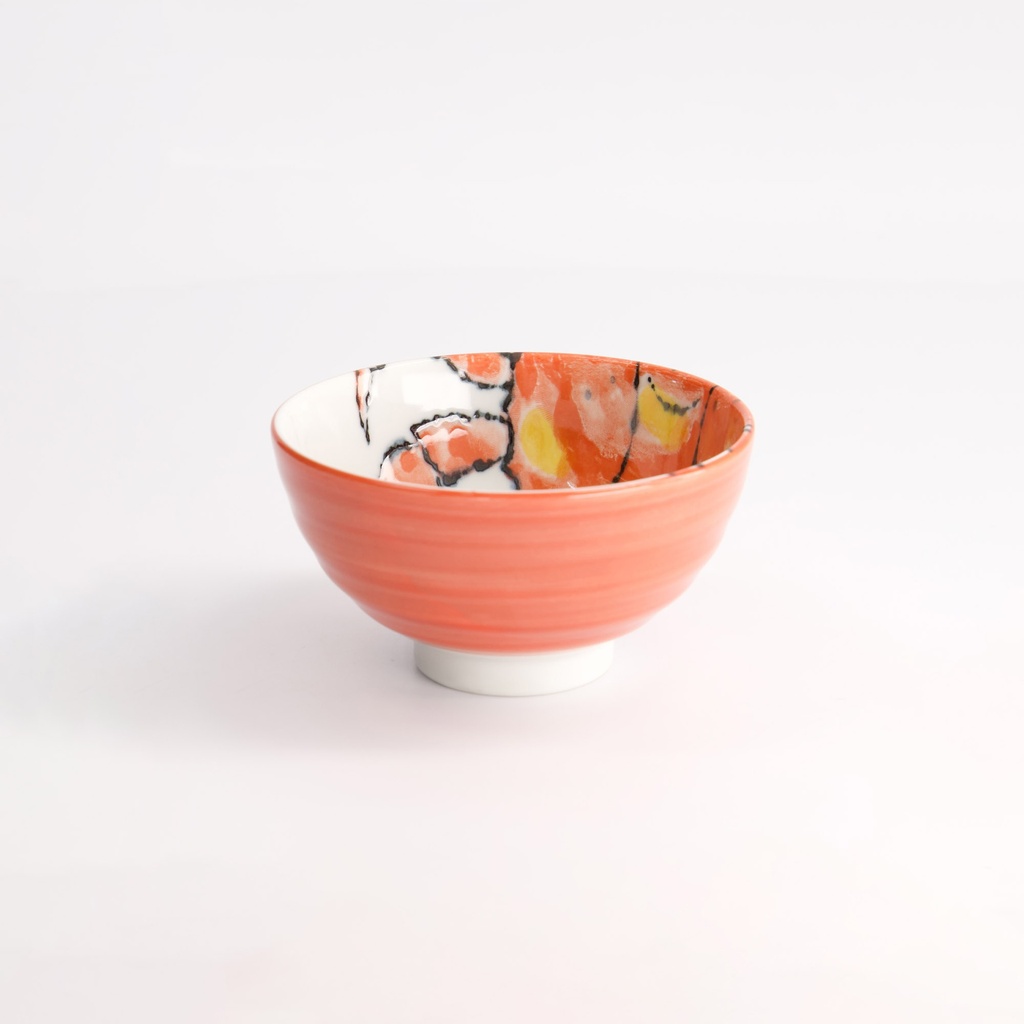 Seafood Rice Bowl 11.2x6.2cm 300ml Crab Red LB54/K 6/96