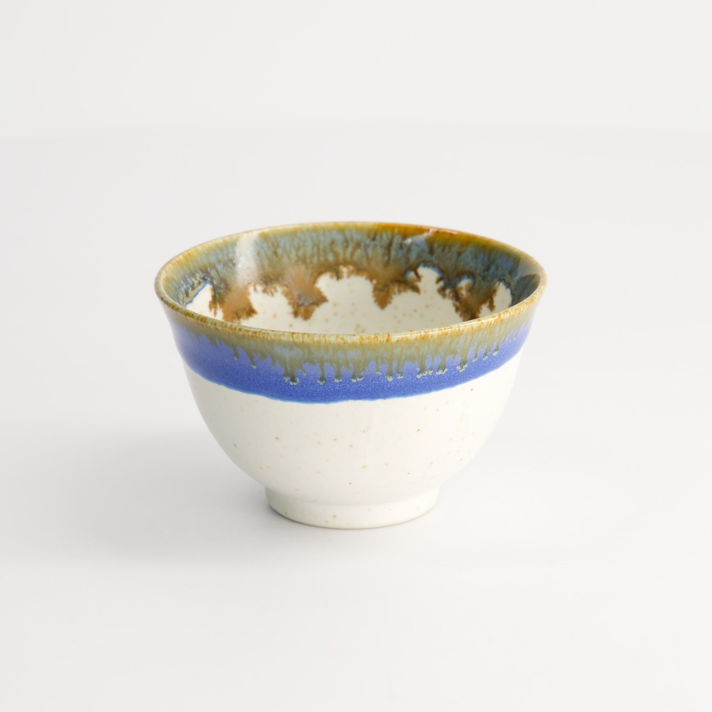 Craft Cup Sencha 9x5.4cm White/Blue 170ml YW-7178/WH 12/144