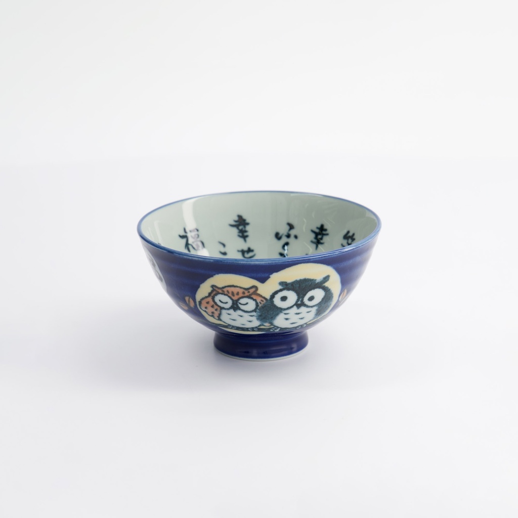 Kawaii Rice Bowl 11.4x6.2cm 300ml Owl HR14/B  5/120