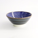 Seigaiha Blue Bowl 17.3x7.8cm 750ml FK-4039/B 6/36