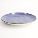 Seigaiha Blue Plate 25x3cm FK-4043/B 4/24