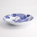 Dragon Light Weight Pasta Plate 25.3x5.2cm Blue YW-7803/A 3/36