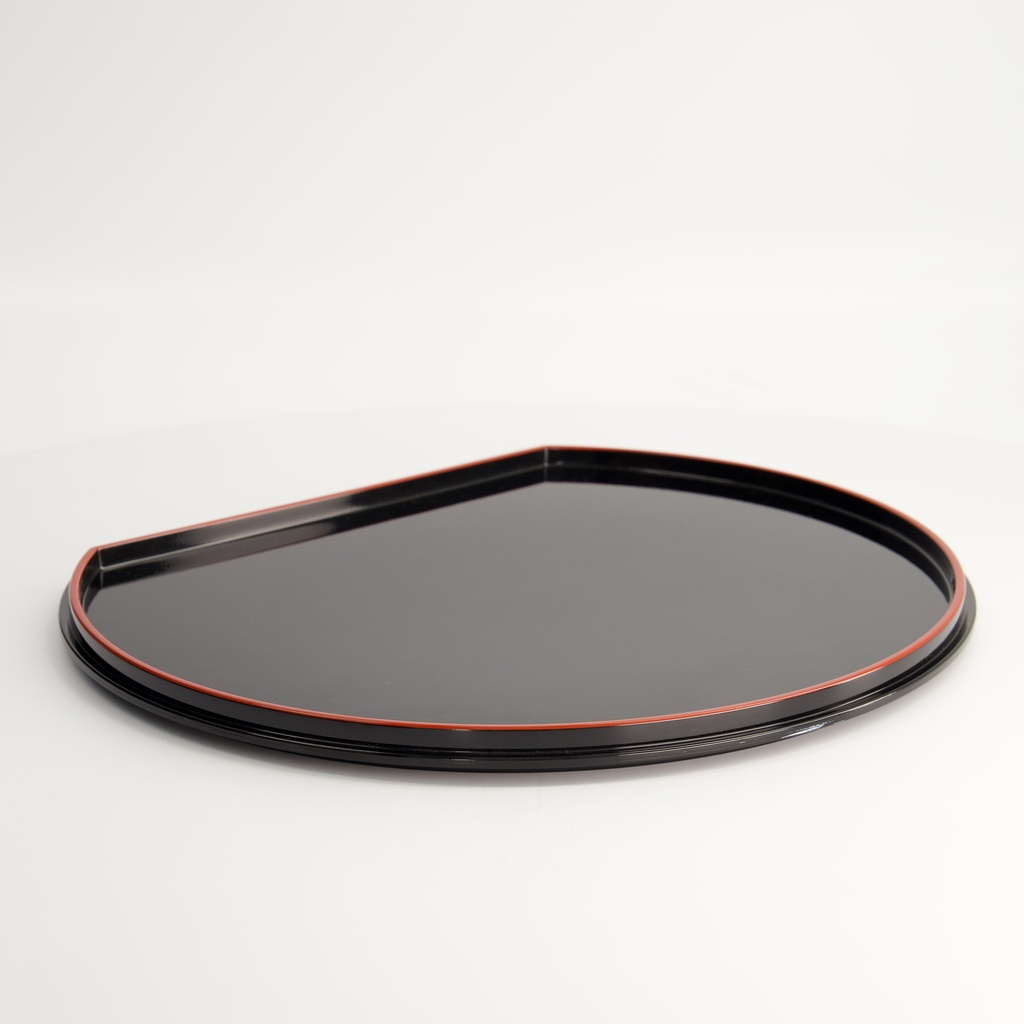 Lacquerware Tray Half Moon 33x28cm TM-20179 5/60