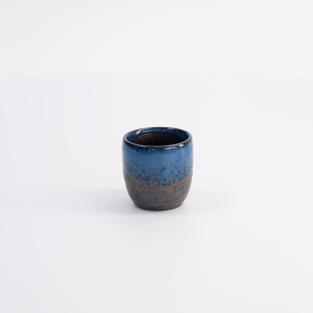Sake Cup 4.5x4.5cm 50ml Blue/Black 50ml YW-7679/A  12/288