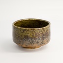 Matcha Bowl Green/Brown 12x7.5cmh 500ml MS-7016/A 1/36
