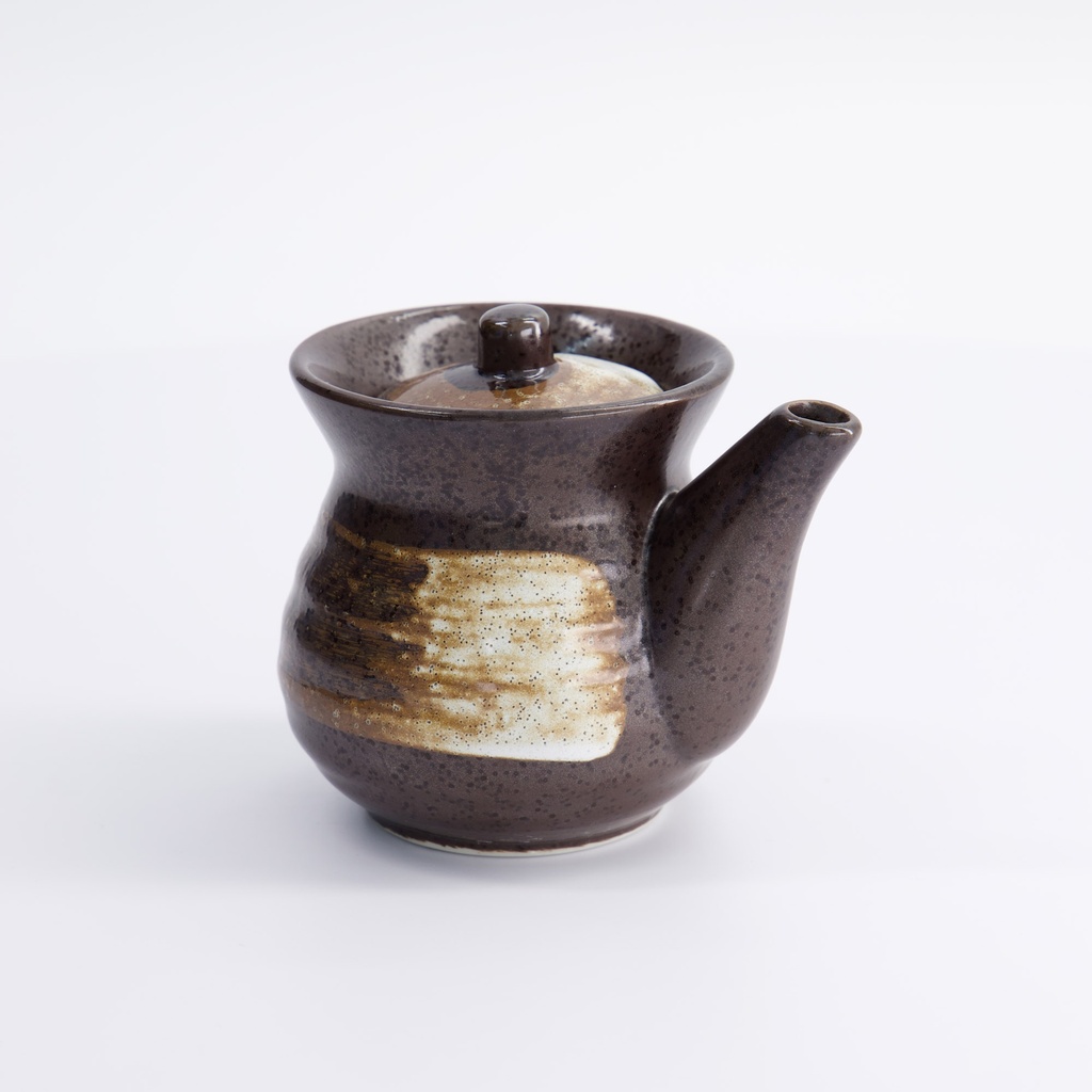 Sauce Dispenser 11.5x9.5cm 180ml Brown Brush 18542 1/60
