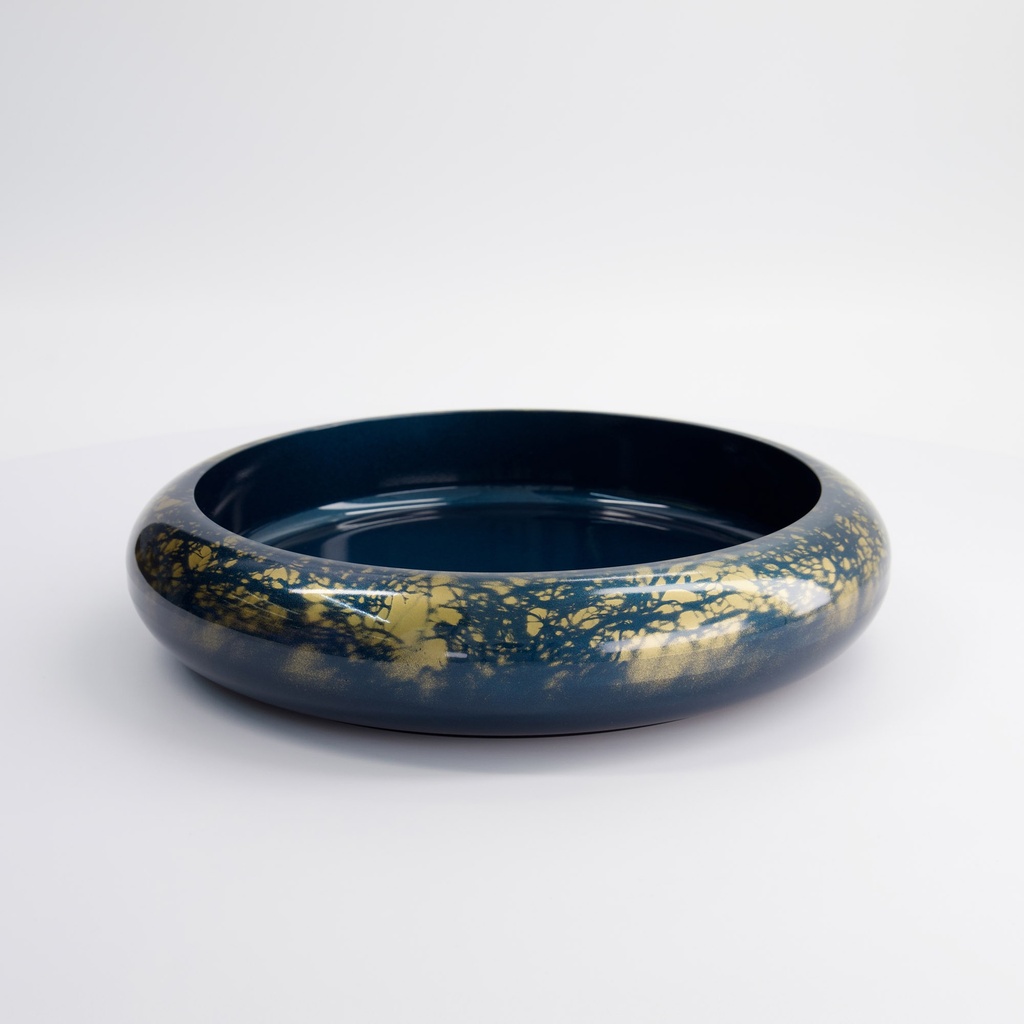 Sushi Oke Blue/Gold Marble No.10 Outer 33.8x6.8cm Inner 28.4x4.7cm 18315 1/20