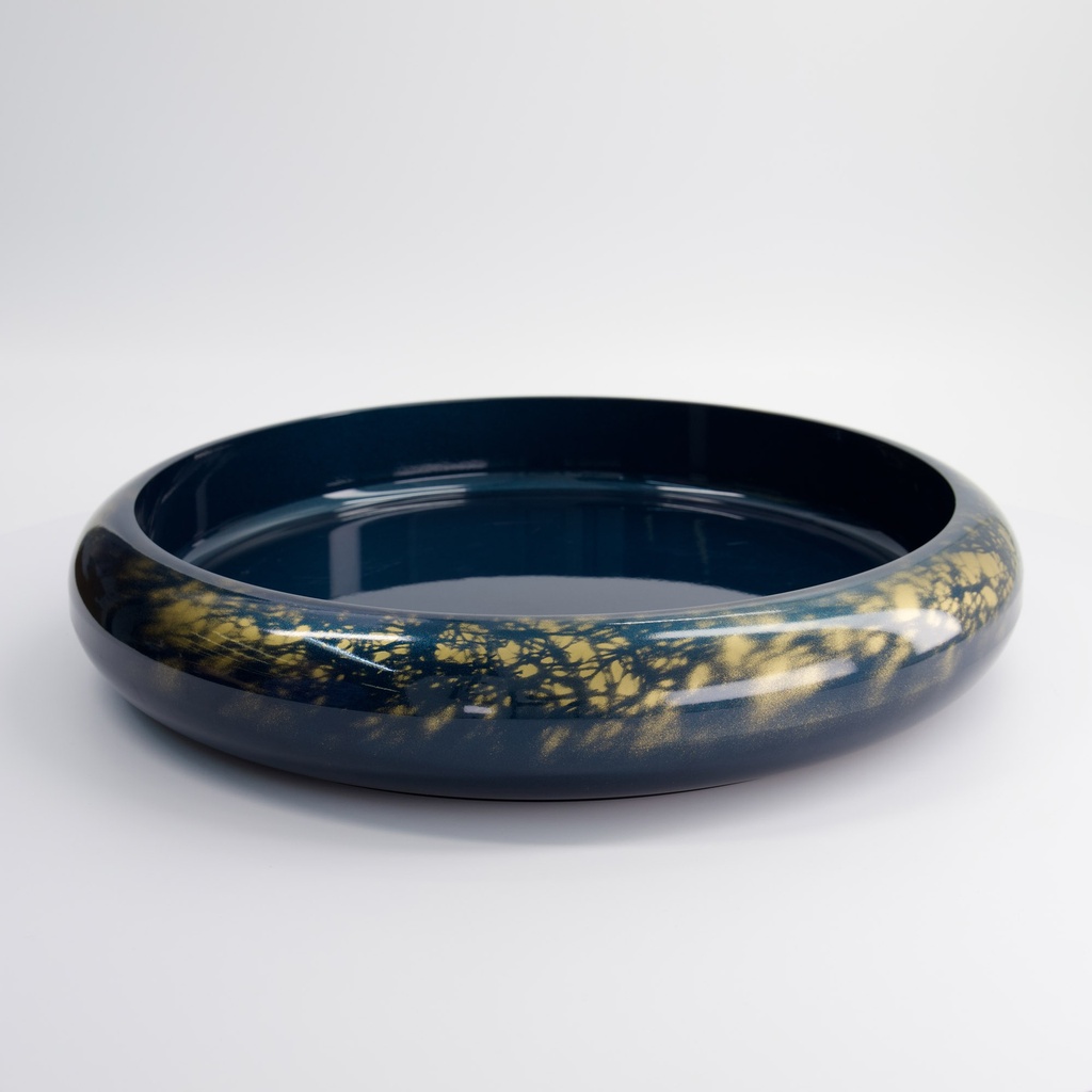 Sushi Oke Blue/Gold Marble No.12 Outer 40.3x7cm Inner 34.3x5.1cm 18316 1/20