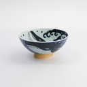 Kawaii Rice Bowl Whale 14.4x6.8cm 450ml MU-8011 6/48