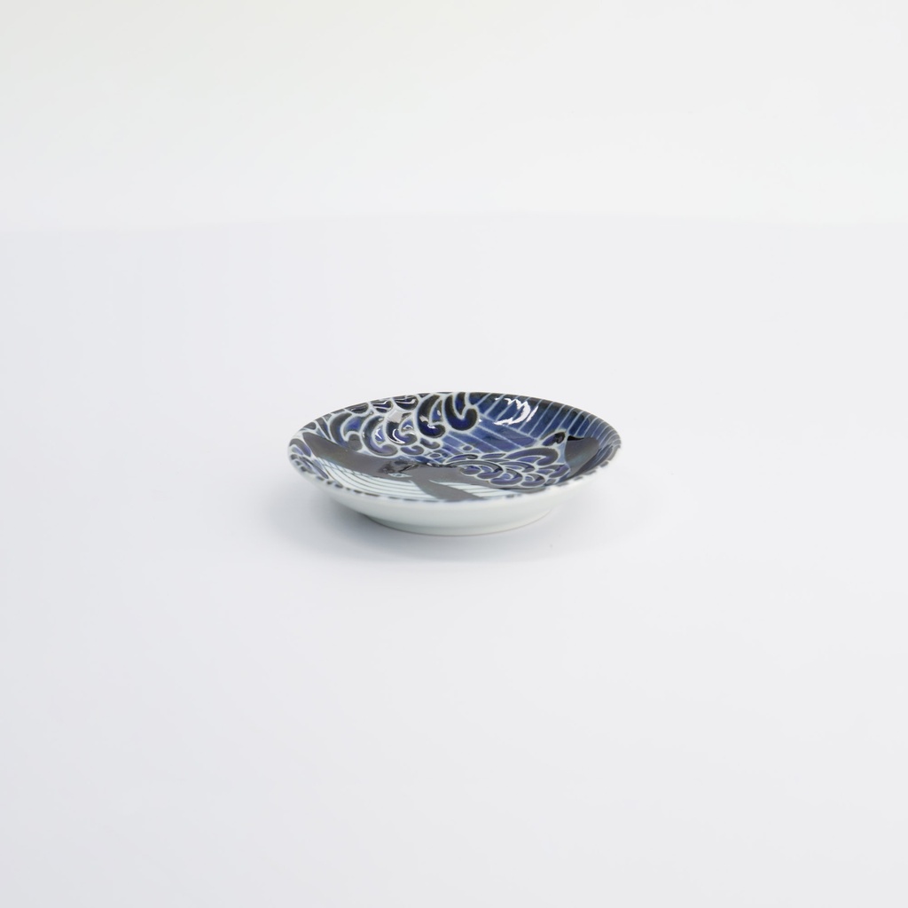 Kawaii Sauce Dish Whale 10x1.9cm MU-8016 10/200