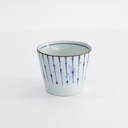 Cup Straight Blue and White Japan Fukizumi 8.3x6.5cm 180ml YW-9984/E 17841 12/144