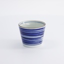 Cup Straight Blue and White Japan Gosu 8.3x6.5cm 180ml YW-9984/D 17840 12/144