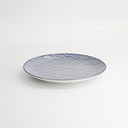 Nippon Blue Plate 20.6x2.2cm Wave TN-05/A 3/48