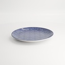 Nippon Blue Plate 20.6x2.2cm Dots TN-05/B 3/48