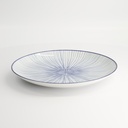 Nippon Blue Plate 25.7x3cm Lines TN-06/D 3/24