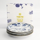 Flora Japonica Plate Giftset 16x2cm 4pcs TN-8042 1/18