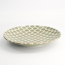 Vert Sauge Mermaid Design Plate 25.3x3.3cm PH-16924/VS 3/36