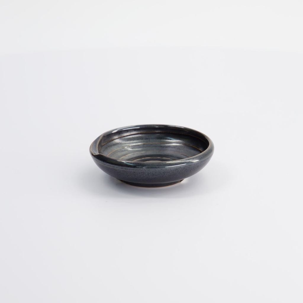 Sauce Dish 8.4x2.2cm Tetsu Black YW-8054 12/288