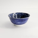 Japonism Carp Tayo Bowl 14.7x6.9cm 500ml Blue 6/48
