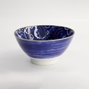 Japonism Carp Tendon Bowl 17.8x8.8cm 1000ml Blue YW-9101/BL 4/32