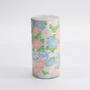 Tea Container S.S. 7.4x15.5cm 200gr Flower Silver 192Y02 1/120