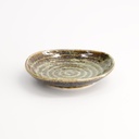 Shinryoku Green Triangle Sauce Dish 9.7x2cm YW-5585/G 12/192