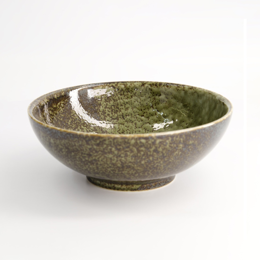 Shinryoku Green Ramen Bowl 21.3x8.2cm 1450ml YW-5582/G 3/24
