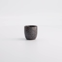 Sake Cup 4.5x4.5cm 50ml Tetsusabi Black YW-8423/C 12/288