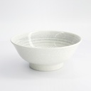 Ramen Bowl 21.5x9cm 1250ml Masamura Seikaiha White MS-9480 4/24