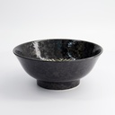 Ramen Bowl 21.5x9cm 1250ml Masamura Seikaiha Black MS-9481 4/24