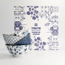 Flora Japonica Tayo Bowl Giftset 4pcs 15.5x7cm 500ml FK-8041 16705 1/12