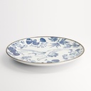 Flora Japonica Plate 25.7x3cm Crane TN-8027/C 3/24