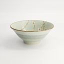 Green Soshun Bowl 17.8x7.3cm 600ml FK-8442 6/36