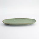 Vert Sauge Oval Plate 29x14.3x2.6cm 16657 6/48
