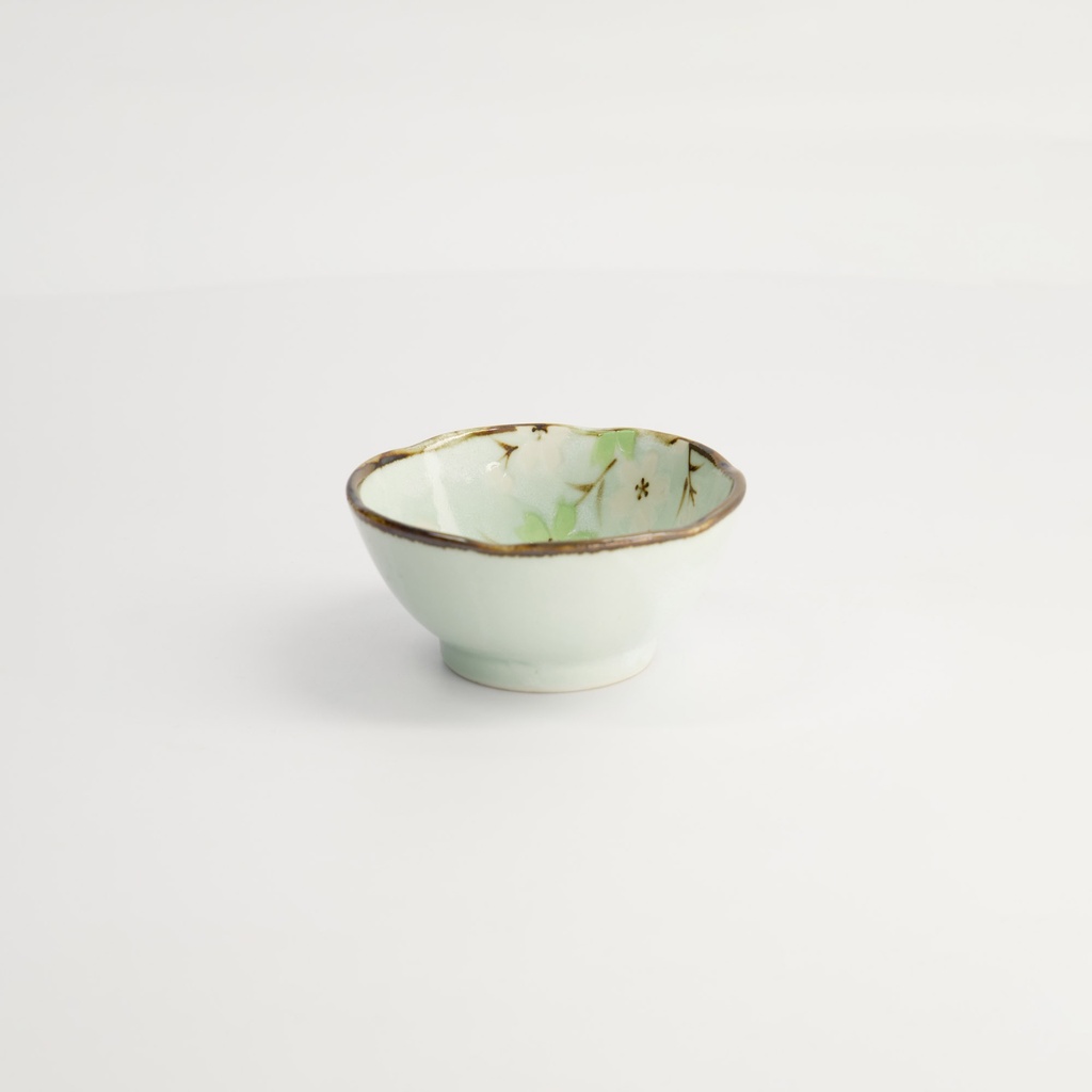 Green Cosmos Bowl 9x4cm 100ml Q535/GC 12/144