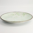 Green Cosmos Plate 28.5x3.5cm Q211/GC 3/18