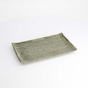 Mino Craft Rectangular Plate 23.8x15cm Green 5/40