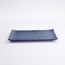Mino Craft Rectangular Plate 23.8x15cm Blue 5/40